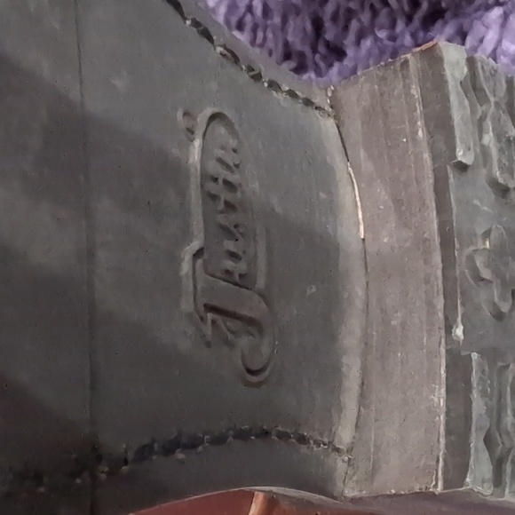 Justins Women’s Riding Boots | 100% Brown Leather | Quilted | Size 7B - Picture 10 of 11